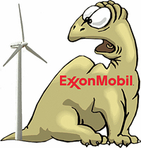Exxon Mobile Fossil Fuel Dinosaur