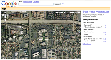 Google's map of Apple's HQ