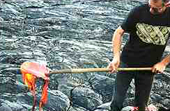 Man Lifting Lava